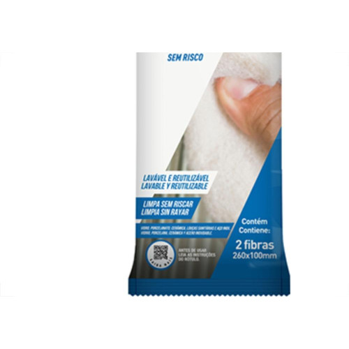 Fibra Abrasiva Norton Pos-Obra Branco C/2