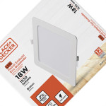 Luminaria Led Emb Qd 18W 6500K 21,3Cm B_D Eco