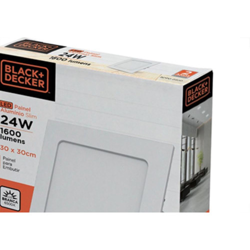 Luminaria Led Emb Qd 24W 6500K 29Cm B_D Eco