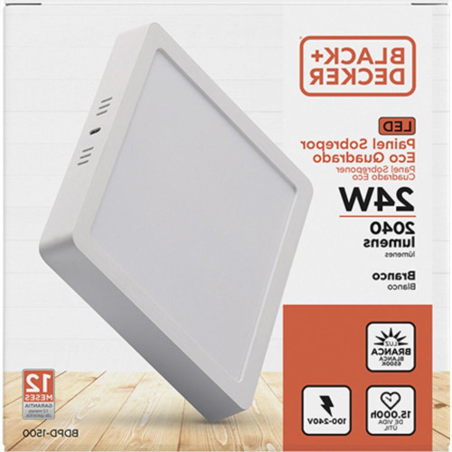 Luminaria Led Sob Qd 24W 6500K 28Cm B_D Eco
