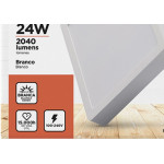 Luminaria Led Sob Qd 24W 6500K 28Cm B_D Eco