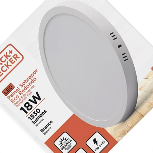 Luminaria Led Sob Red 18W 6500K 21Cm B_D Eco