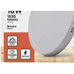 Luminaria Led Sob Red 18W 6500K 21Cm B_D Eco