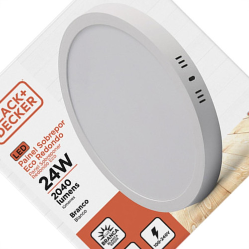 Luminaria Led Sob Red 24W 6500K 29Cm B_D Eco