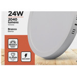 Luminaria Led Sob Red 24W 6500K 29Cm B_D Eco