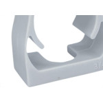 Maxxbox Abrac/Fixador 3/4 Branco - Kit C/5 Unidades
