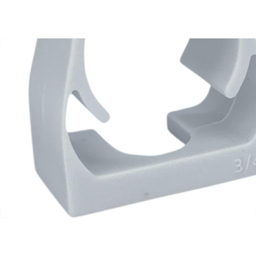 Maxxbox Abrac/Fixador 3/4 Branco - Kit C/5 Unidades