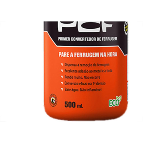 Removedor Neutralizador Convertedor. De Ferrugem Pcf 500Ml