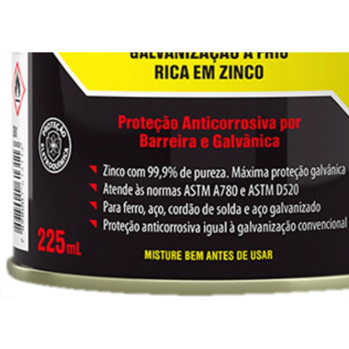 Crz Galvanização Frio 225Ml Pincel