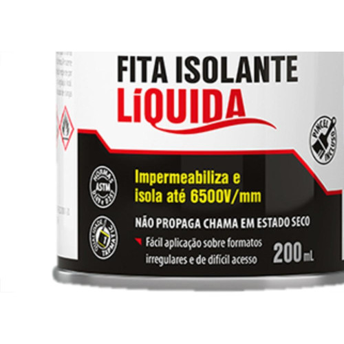 Fita Isolante Liquida 200Ml Vermelho Quimatic
