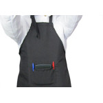 Avental Oxford C/Bolso Vinilseg Preto