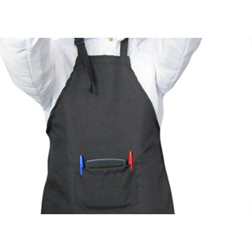 Avental Oxford C/Bolso Vinilseg Preto