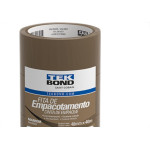 Fita Embal Tekbond 48X40Mm Marrom - Kit C/4 Unidades