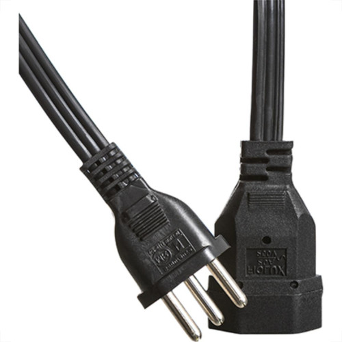 Cordao Prol.Fiolux Hard 20A 2P+T 03Mt Preto