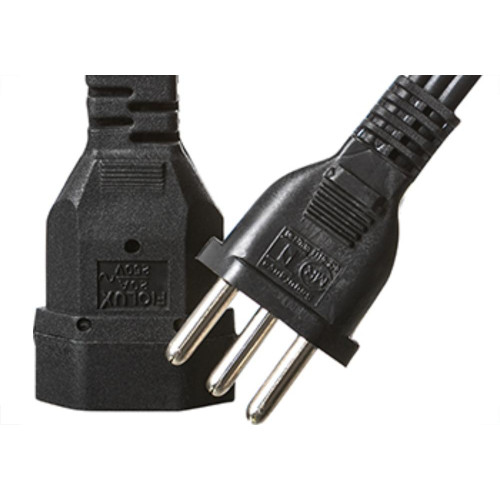 Cordao Prol.Fiolux Hard 20A 2P+T 03Mt Preto