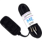 Extensao Fiolux Pl Connect 2P+T 03M Preto