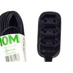 Extensao Fiolux Pl Connect 2P+T 10M Preto
