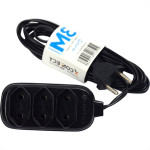Extensao Fiolux Pl Connect 2P 03Mt Preto