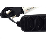 Extensao Fiolux Pl Connect 2P 03Mt Preto
