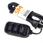 Extensao Fiolux Pl Connect 2P 05Mt Preto