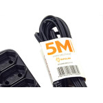 Extensao Fiolux Pl Connect 2P 05Mt Preto