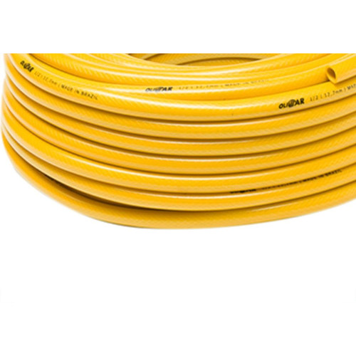 Mangueira Oliplas Malha trançada 1/2X2 Jet Amarelo 50M