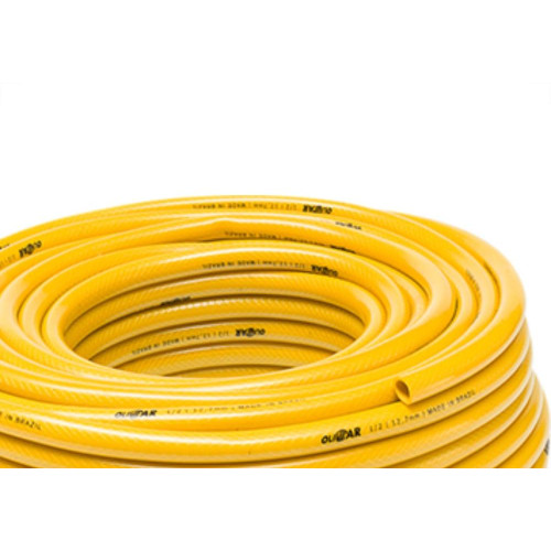 Mangueira Oliplas Malha trançada 1/2X2 Jet Amarelo 50M
