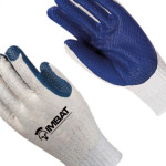 Luva Imbat Tricotada Banho Vulcan Azul 09 - Kit C/12 Unidades