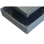 Ralo Invisivel Deplasti 10 X 10 Cinza