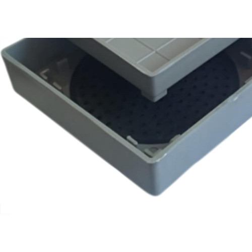 Ralo Invisivel Deplasti 10 X 10 Cinza
