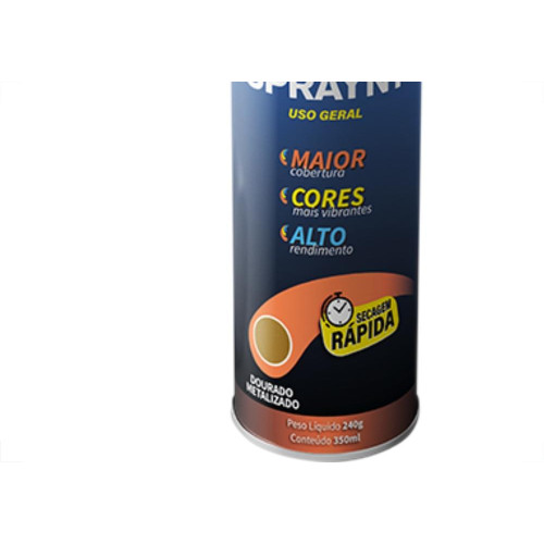 Spraynt Metalica Dourado 350Ml