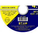 Disco Corte Waves Ferro 4.1/2X7/8 2T