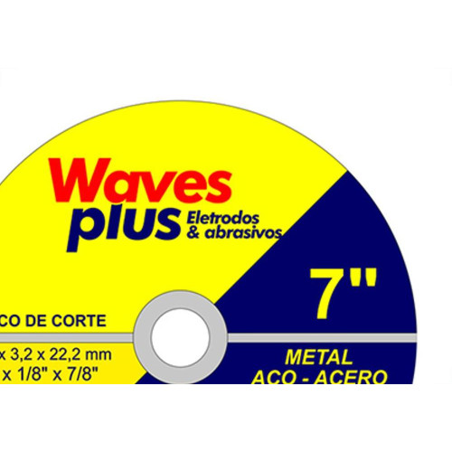 Disco Corte Waves Ferro 7X7/8 2T
