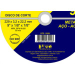 Disco Corte Waves Ferro 9X7/8 2T