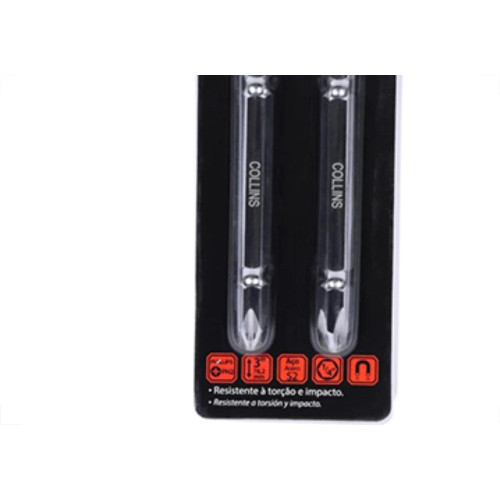Jogo Ponteira Collins Phil 1/4X100Mm 02P