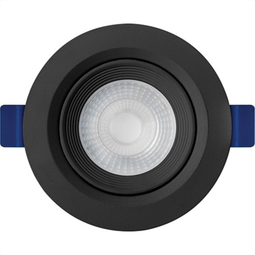 Spot Emb.05W Led 3000K Red B_D Preto