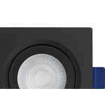 Spot Emb.05W Led 6500K Quadr B_D Preto