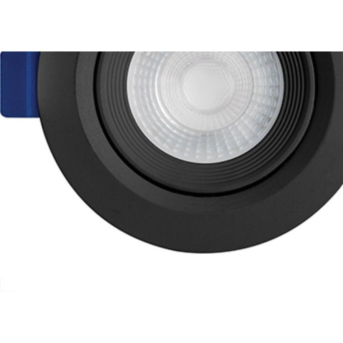 Spot Emb.05W Led 6500K Red B_D Preto