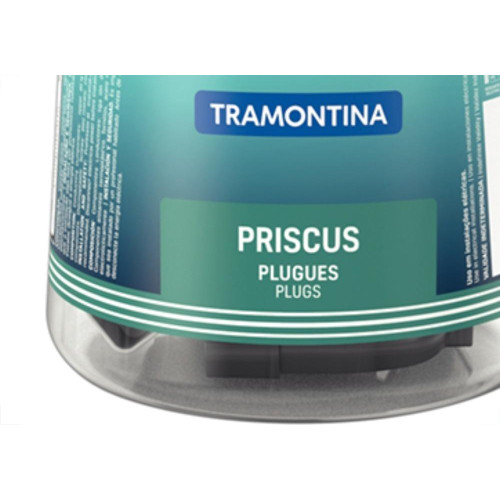 Pino Femea Tramon 2P 10A 949 Pote Branco/Preto - Kit C/24 Unidades