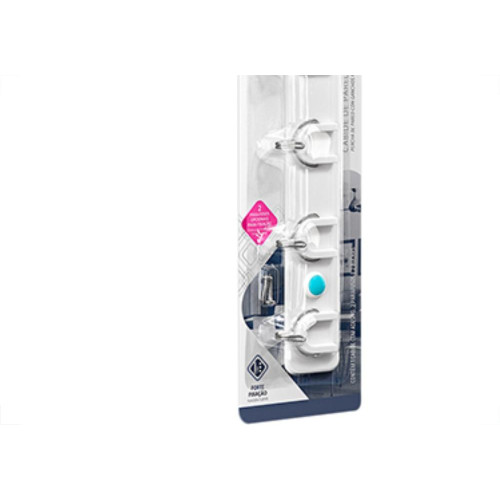 Cabide Adesivo Atlas 0,5Kg Fixo Branco