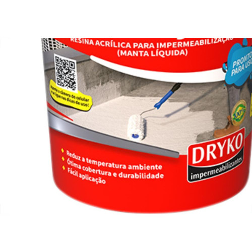 Manta Liquida Dryko Cinza 12Kg
