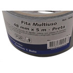 Fita Silver Tape Brasfort Preta 48Mmx05M