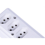 Tomada Barra Intern.B Tripla 2P+T20A Branco