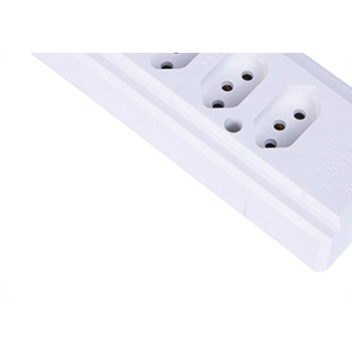Tomada Barra Intern.C Quint 2P+T 20A Branco