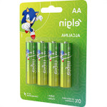 Pilha Alcalina Elgin Peq.Aa2 C/4 - Kit C/10 CA