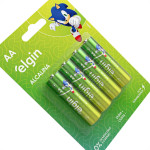 Pilha Alcalina Elgin Peq.Aa2 C/4 - Kit C/10 CA