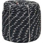 Corda Poliest.Firmeza Branco/Preto 08Mm Rl/240