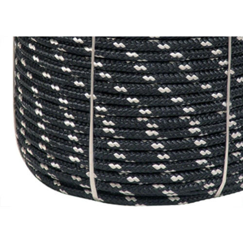 Corda Poliest.Firmeza Branco/Preto 08Mm Rl/240