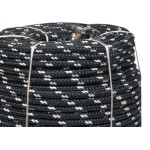 Corda Poliest.Firmeza Branco/Preto 08Mm Rl/240