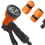 Esguicho Force 8 Funcoes + Kit 4Pcs
